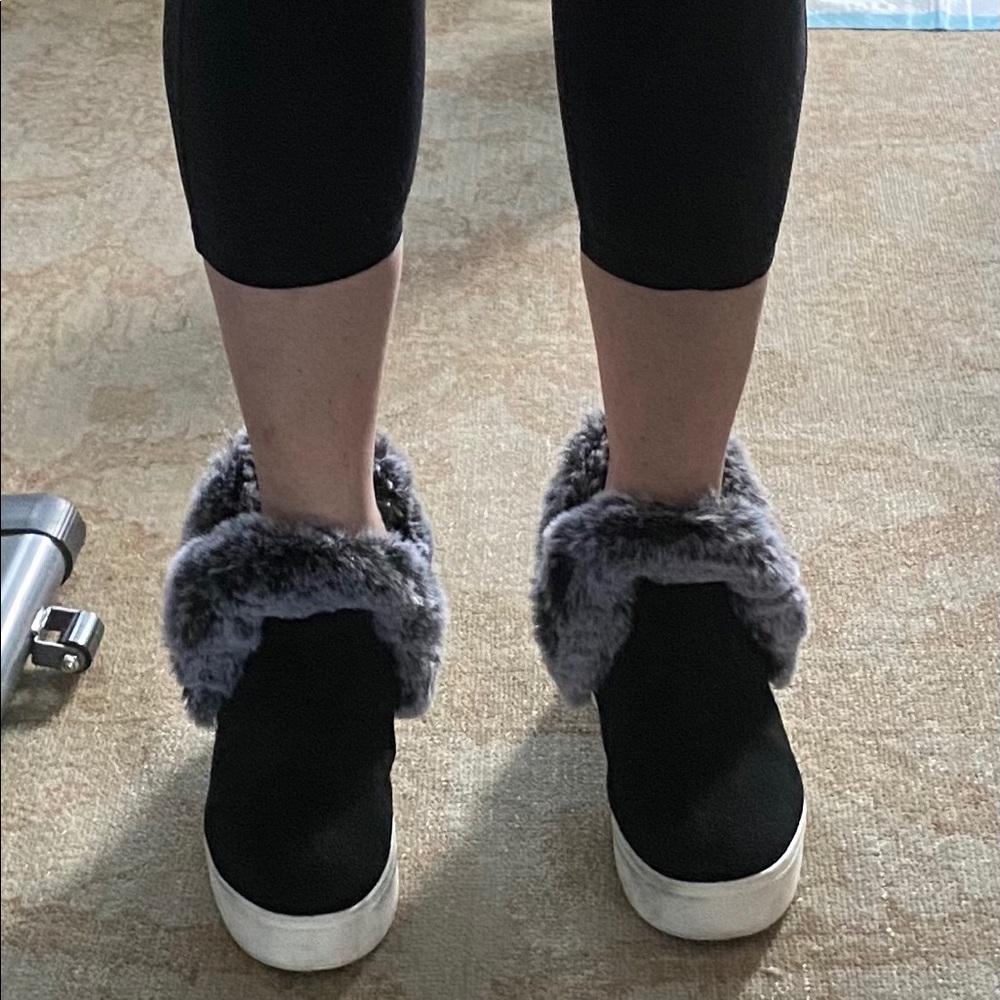 J/Slides Sean Boot Black Weatherproof Suede - image 7